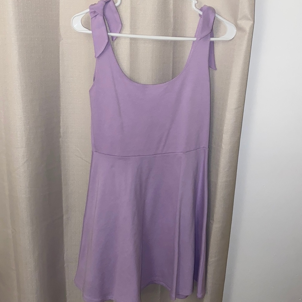 Lavender mini dress